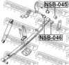 FEBEST NSB-046 Bush, leaf spring